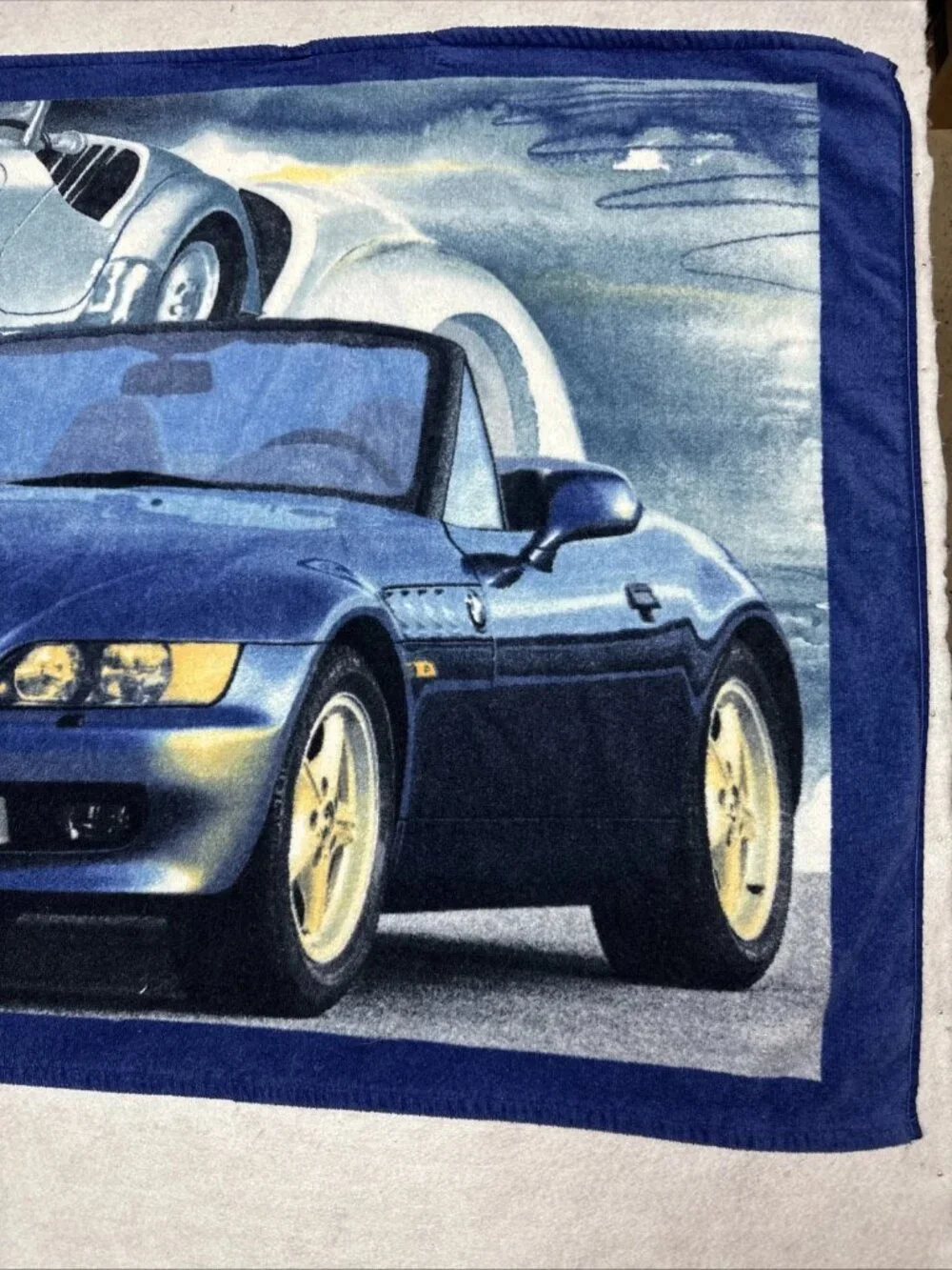 BMW Z3 Roadster Beach Towel Vintage 90s Limited Edition Germany